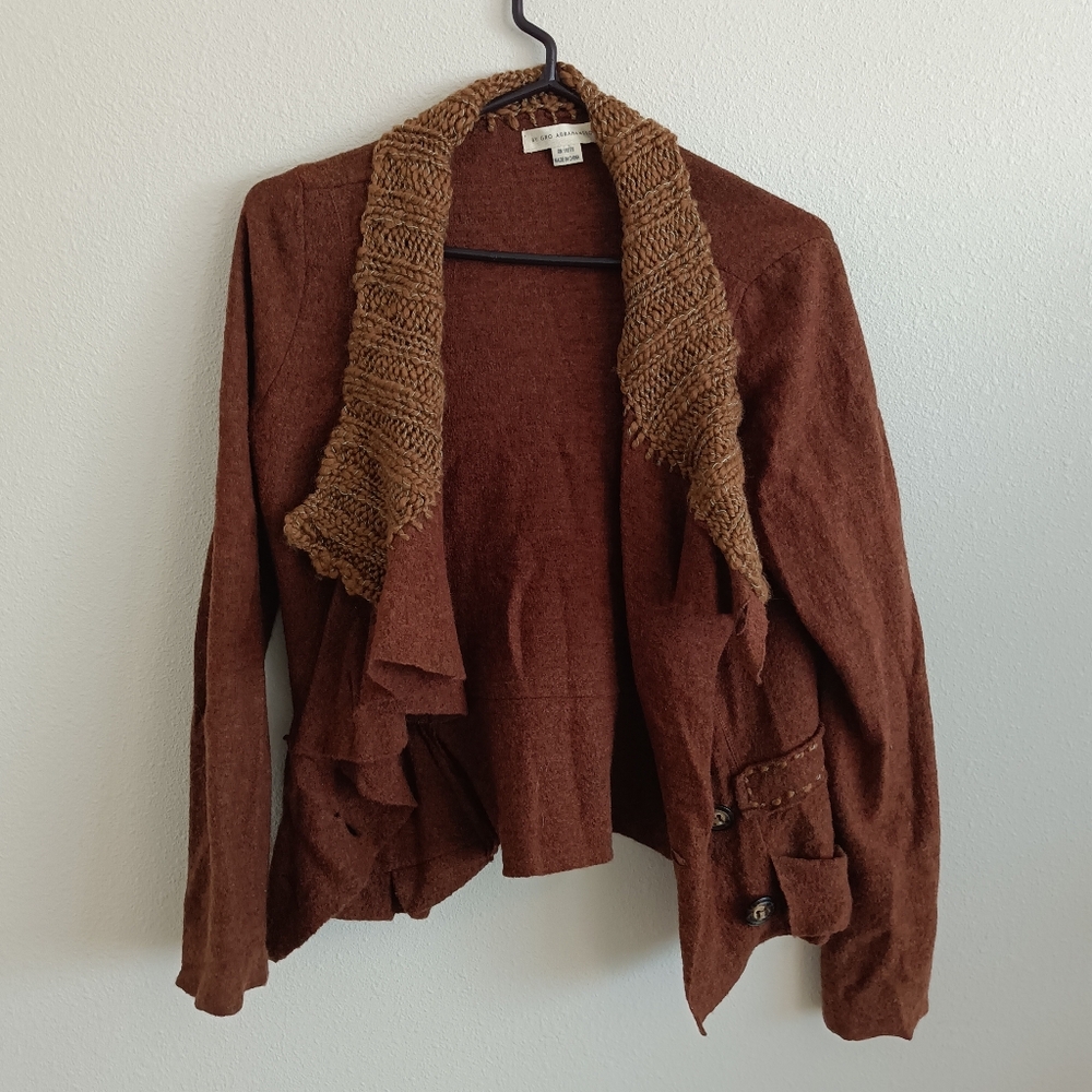 Anthropologie Brown Shrug Sweater